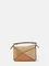 Сумка на плечо Loewe Puzzle Mini коричнево-бежевый