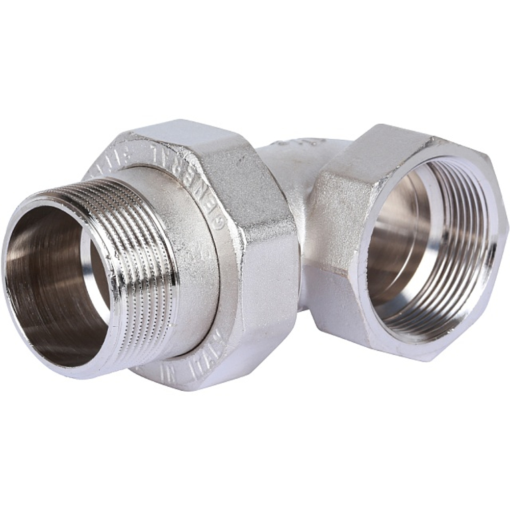 Разъемное соединение (американка) угловое STOUT - 1"1/4 (ВР/НР, никелированное, уплотнение o-ring)