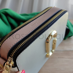 Серая сумка Snapshot White Multi Marc Jacobs