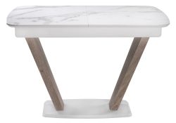 Обеденная группа Колиан сливовый / кремовый / белая шагрень / дуб