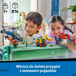 LEGO City - Набор с вертолетом, пожарной машиной и подводной лодкой 60462