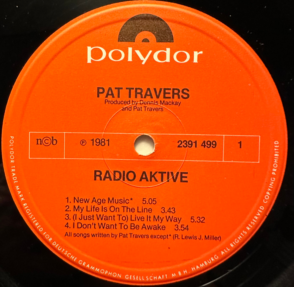 Pat Travers- Radio Active (Скандинавия 1981г.)
