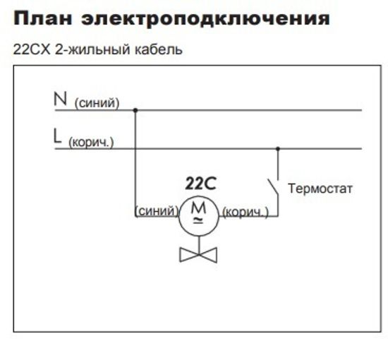 Сервопривод Watts 22CX230NA2 (220В) нормально открытый арт. 10029674 ...