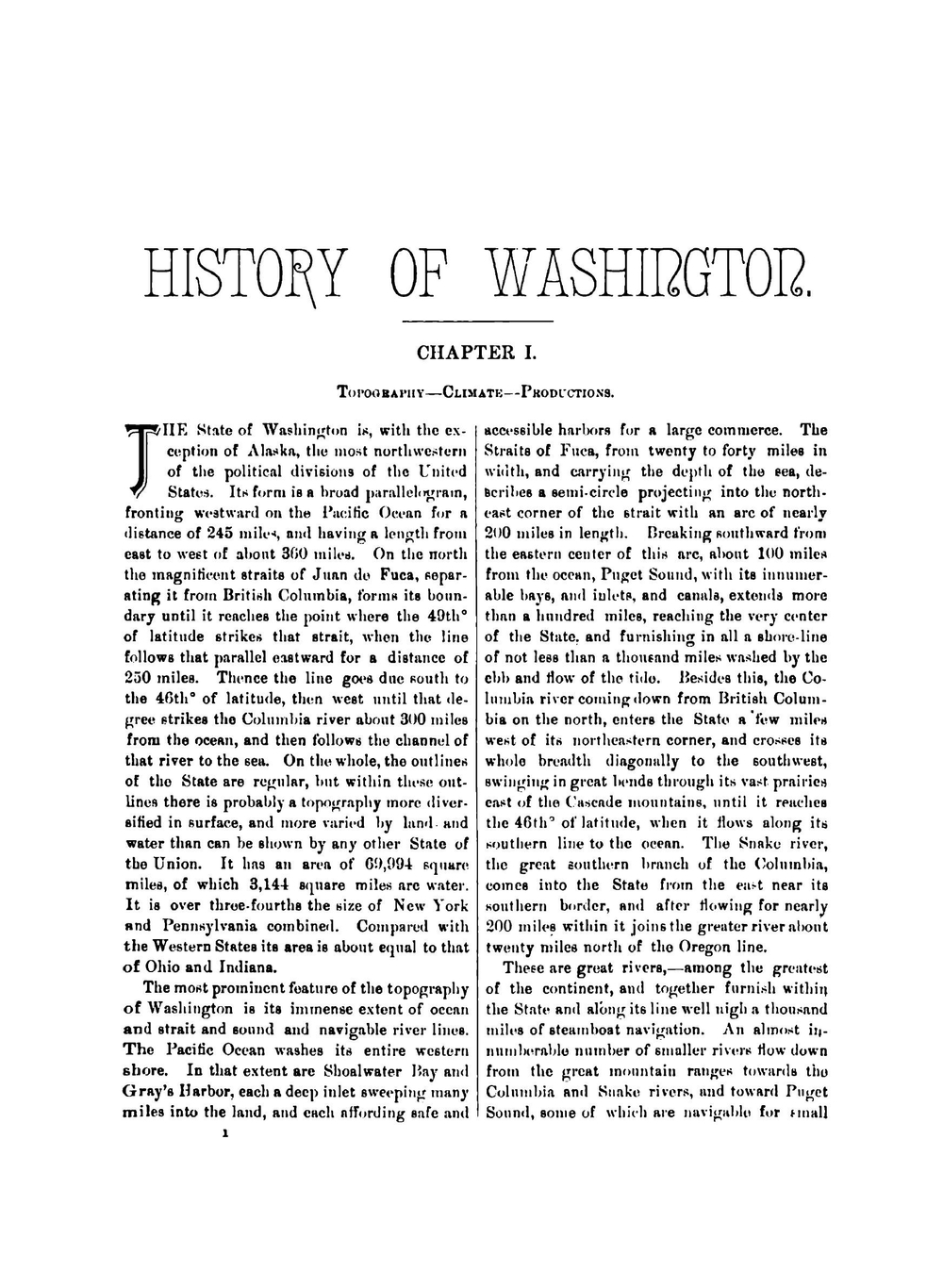An Illustrated History of the State of Washington | H. K. Hines