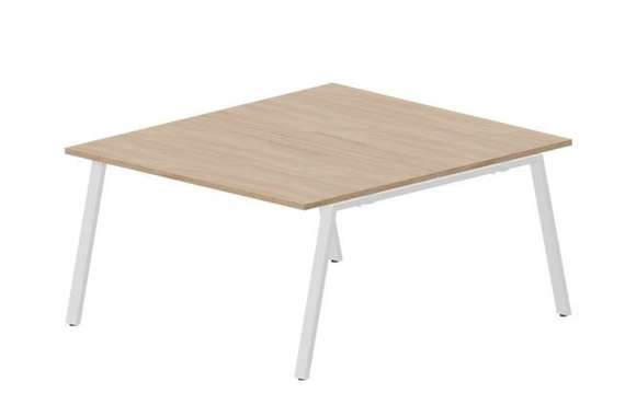 Составной стол Arena на 2 рабочих места 1380х1566х750мм (меламиновые аутлеты)