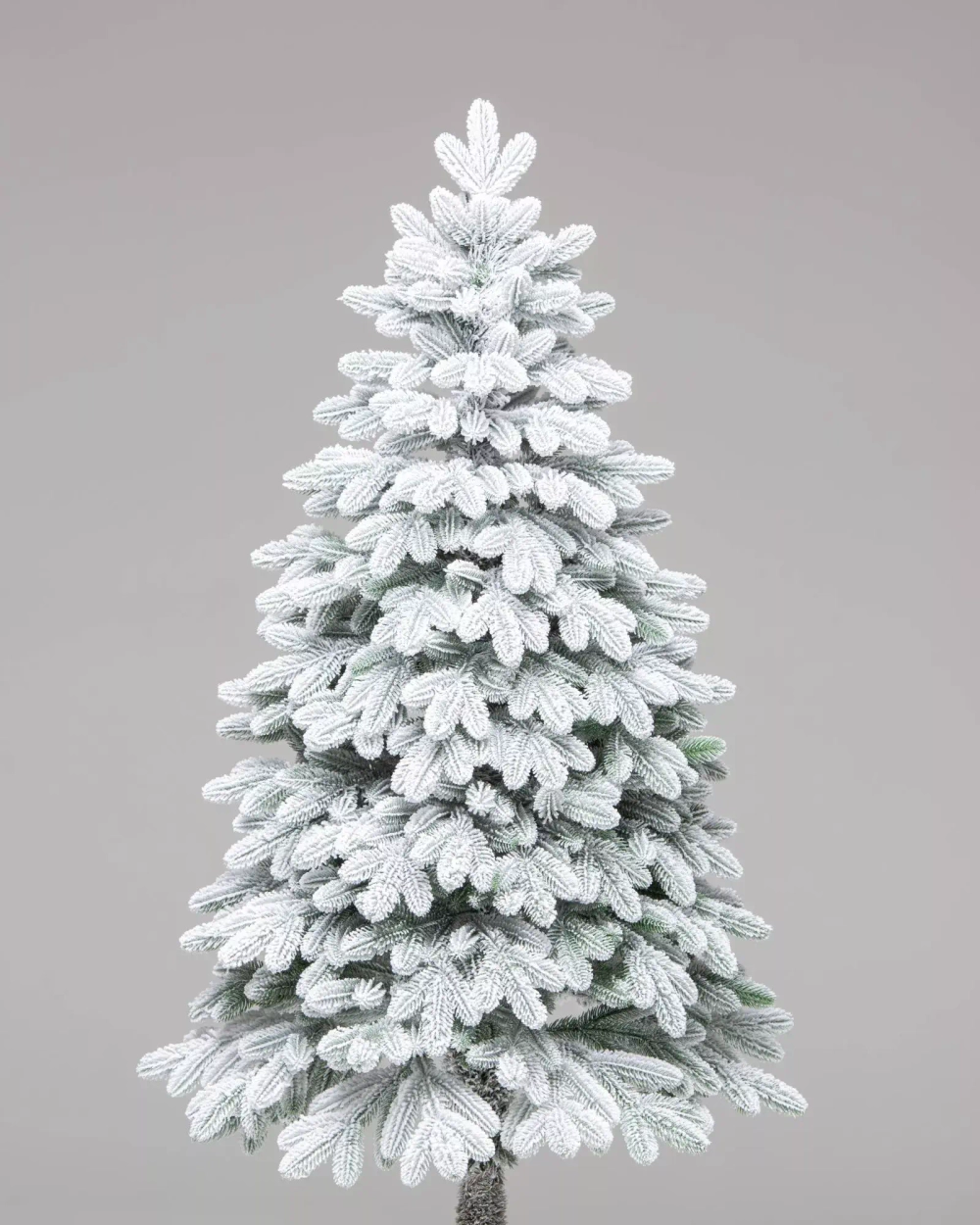 Искусственная елка Валдайская заснеженная 210 см., 100% литая хвоя, ЕлкиТорг (272210)