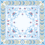 Платок «Зачатьевская монастырская роспись. Рождество»