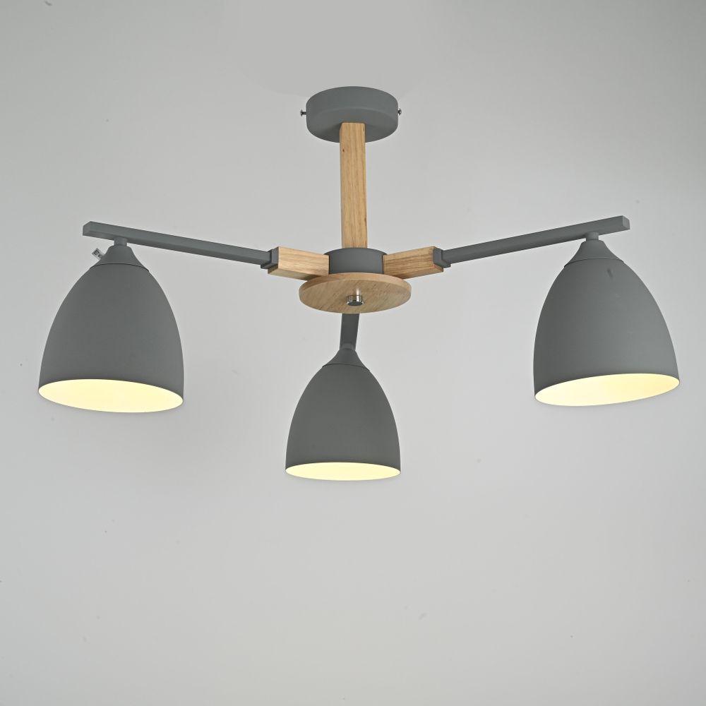 Потолочная Люстра Noa 3 Gray By Imperiumloft