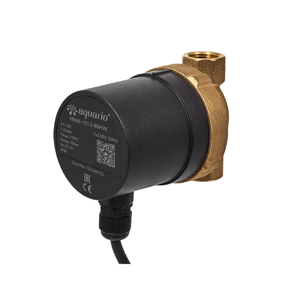 Насос циркуляционный AQUARIO для ГВС PRIME-151.5-80HW