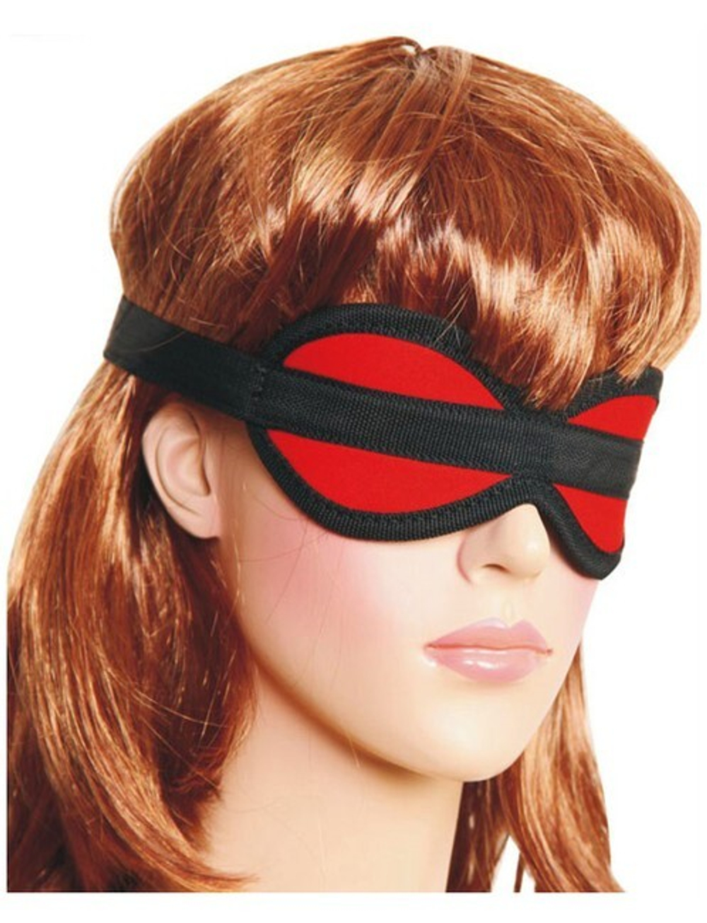 Маска тканевая красно-черная (Цвет: красно-черный)