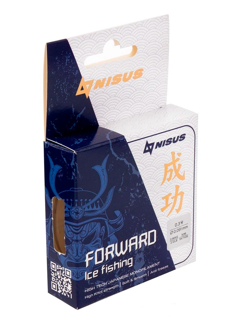 Леска для рыбалки Nisus FORWARD ICE FISHING Nylon Transparent 0,074mm/50m (N-FIF-0.074-50)