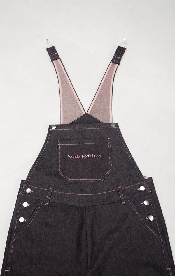 Комбинезон Dark Blue/Pink Джинсовый - фото 7