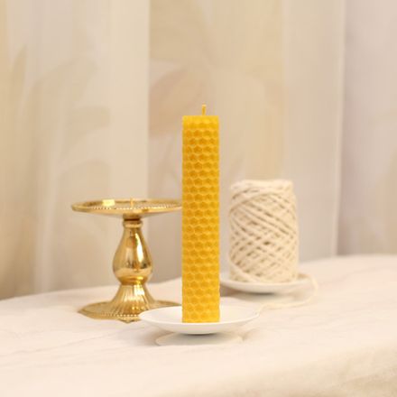 Медовая свеча 13х2 см