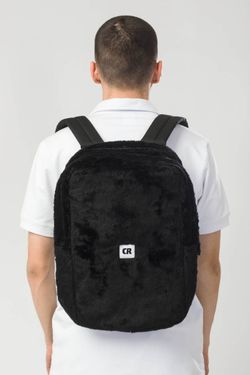 Рюкзак Brick Slim черный мех