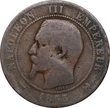 10 сантимов 1852-1857 Франция