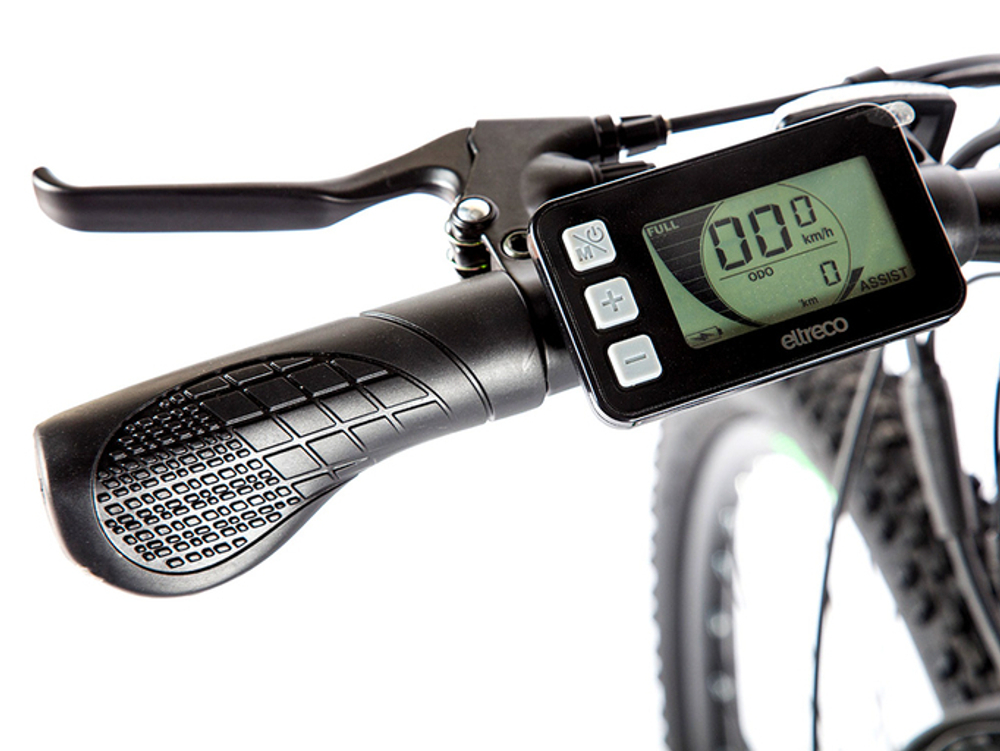 Электровелосипед Eltreco XT 600 Pro (Черно-синий)