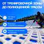 Профессиональное щеточное покрытие для лыж и сноуборда 100 м²