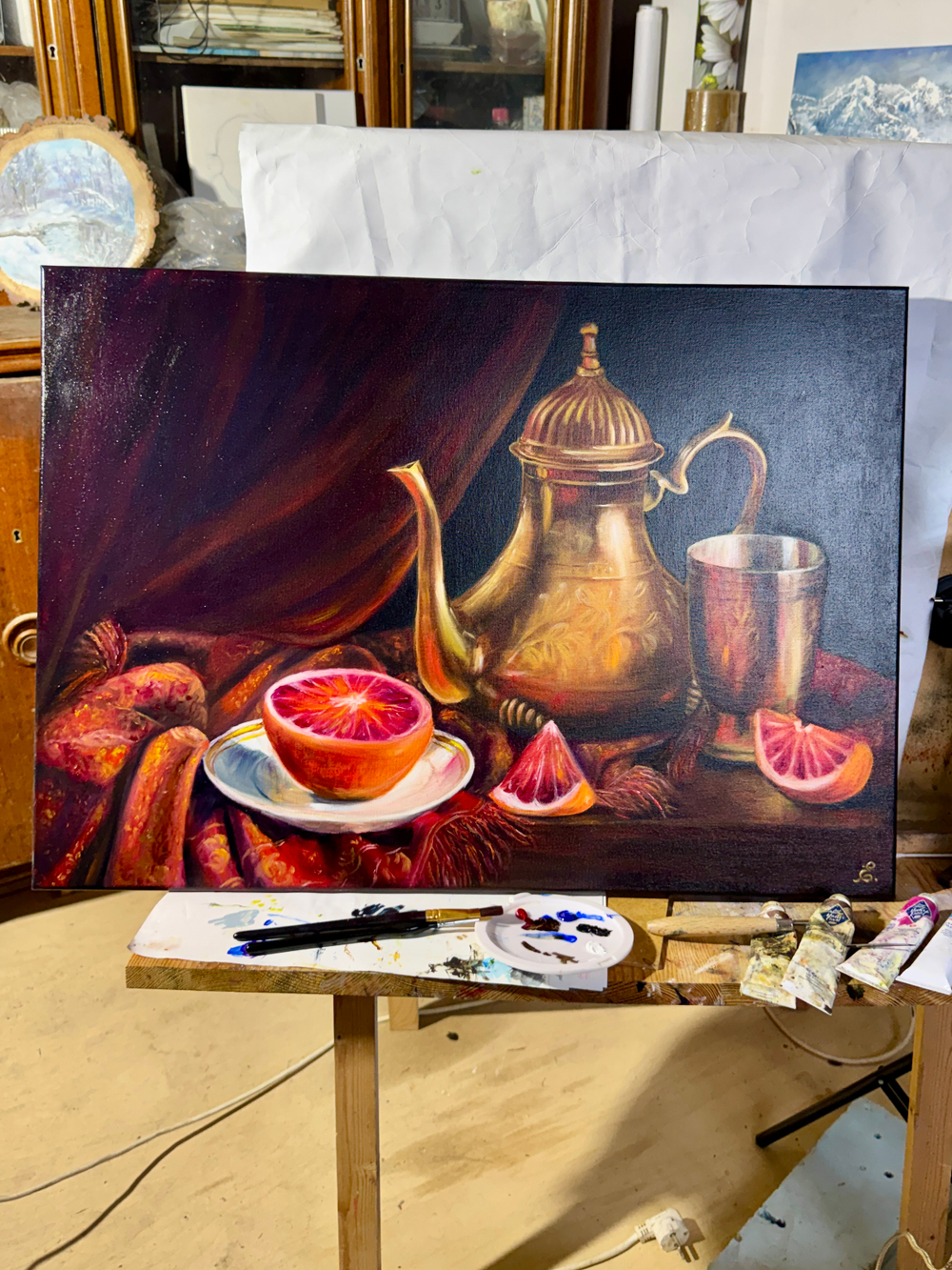 Картина «Восточные мотивы» | Холст, масло 70х50 см | Художница Ефимова Ольга