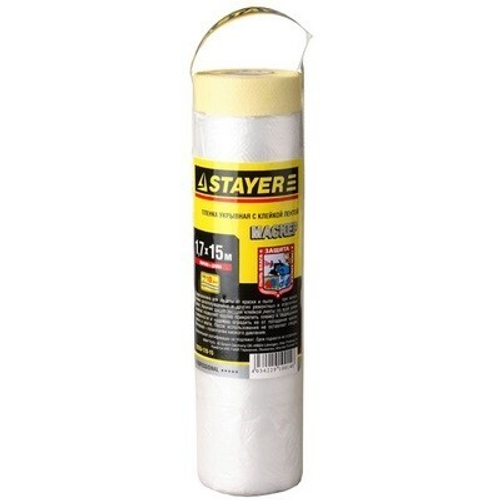 Пленка защитная 9мкм с малярной лентой Stayer