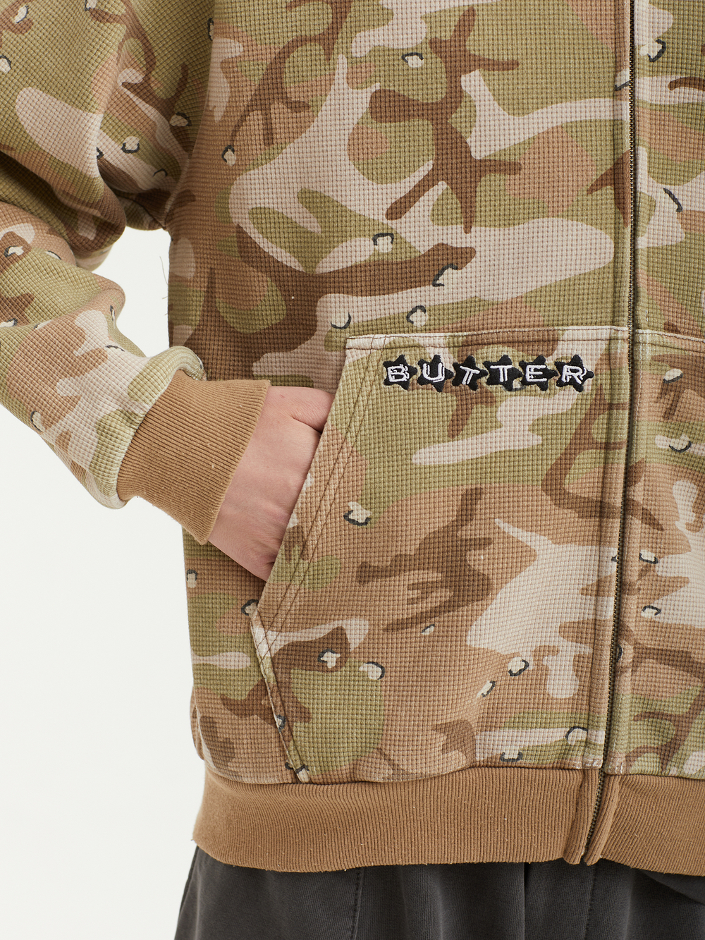 Мужская Толстовка Stars Waffle Zip-thru