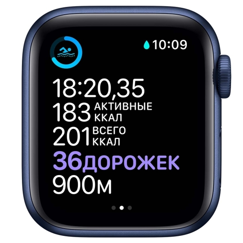 Часы Apple Watch Series 6 40 mm Blue Aluminum Case/Deep Navy Sport Band