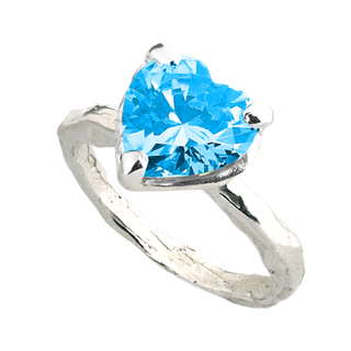 Кольцо Blue Heart