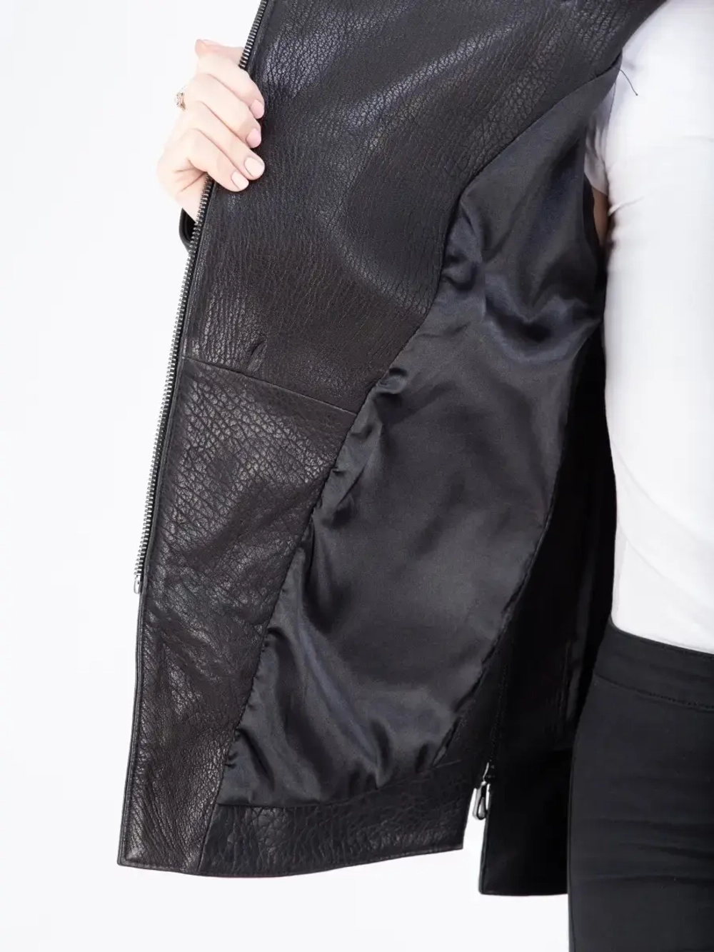 Куртка женская из натуральной кожи