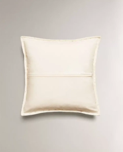 ZARA HOME ДЕТСКАЯ НАВОЛОЧКА С ЦВЕТОЧНЫМ ПРИНТОМ, ЭКРЮ