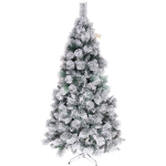 Елка «Зимняя метель» 210 см, ПВХ+леска с белым напылением (970 веток)