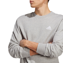 Мужская кофта теннисная adidas Essentials French Terry Embroidered Small Logo Sweatshirt Men - Grey