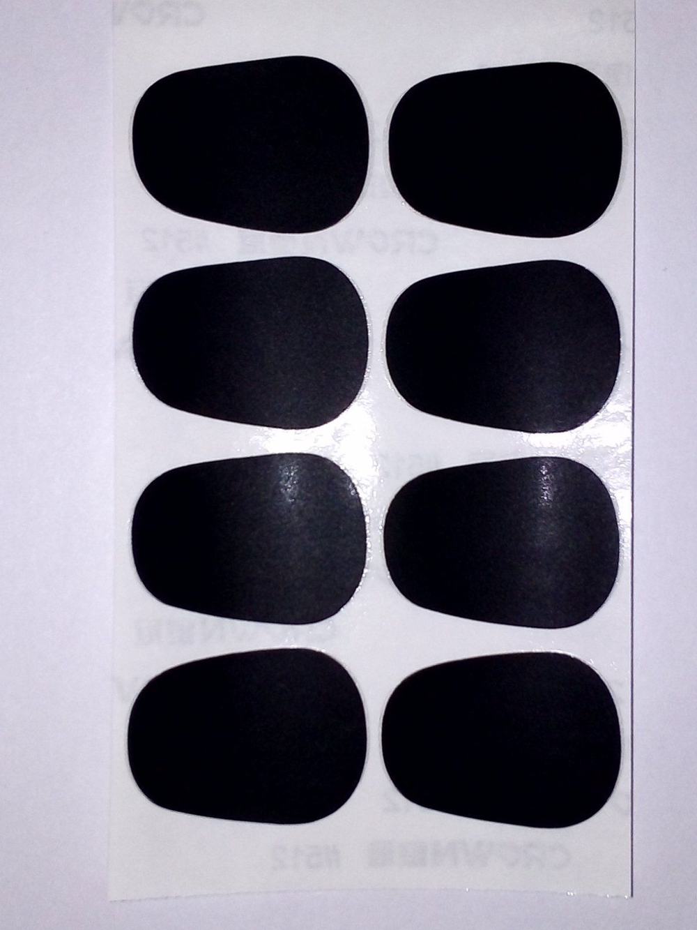 Резиновая наклейка для мундштука кларнета или саксофона трапециевидная 0,8 (8 шт)