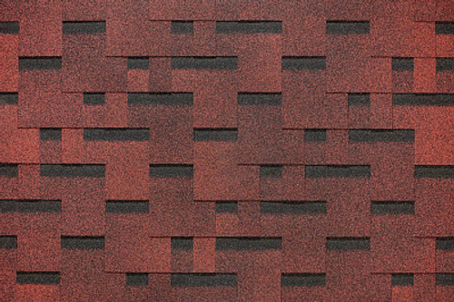 Гибкая черепица Döcke PIE EUROPA/ MATRIX/ Красный