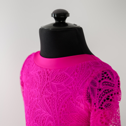 платье с гипюром