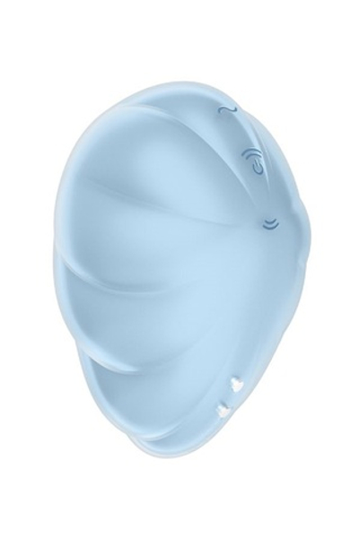 Вакуум-волновой бесконтактный стимулятор клитора Satisfyer Cloud Dancer голубой