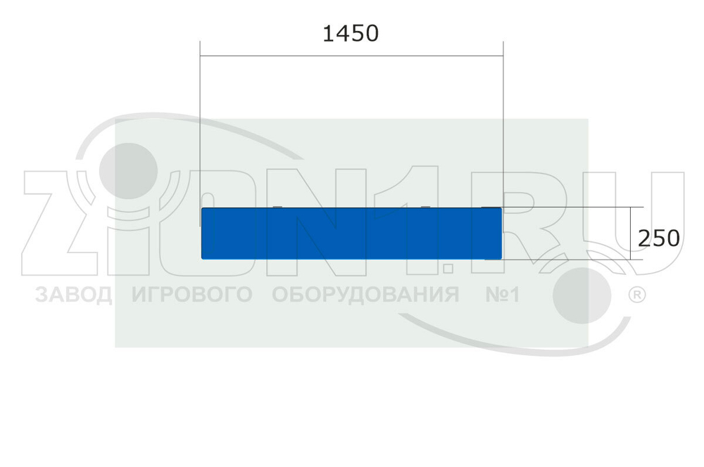 Ящик-скамья для теневых навесов «Гжель М1»