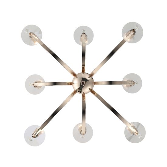 SL1405.203.08 Люстра подвесная ST-Luce Латунь/Латунь, Прозрачный E14 8*40W ELEGANCE