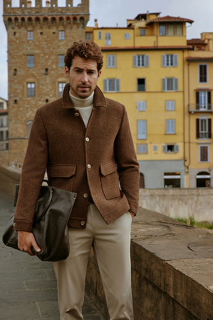 Мужская куртка из шерсти