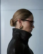 Кожаный тренч, Темно-Коричневый