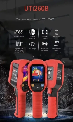 Тепловизор промышленный UNI-T 260B/измеритель температуры/инфракрасный