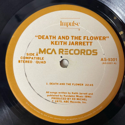Винтажная виниловая пластинка LP Keith Jarrett Death And The Flower (USA 1975) Great Bird
