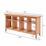 Стол-консоль Хемнэс Hemnes/Кымор, 157х74х40 см, светло-коричневый