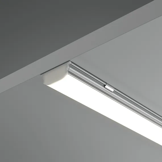 Алюминиевый профиль накладной с вертикальным изгибом 18x06 Led Strip alm-1806-s-2m