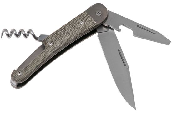 Складной нож Lion Steel "Jack" L/JK3 CVG c клинком из стали Böhler M390 Microclean®, рукоять микарта