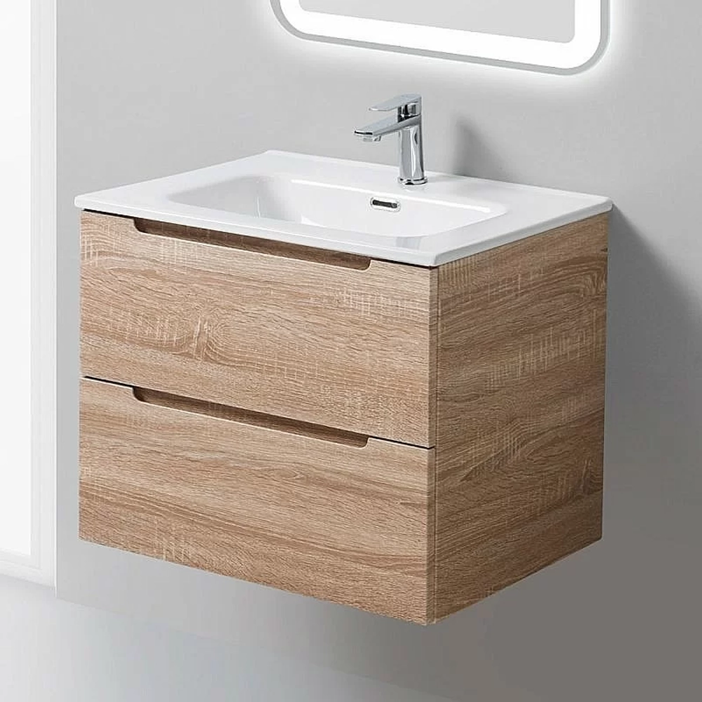 Тумба с раковиной Belbagno ETNA 80 rovere bianco