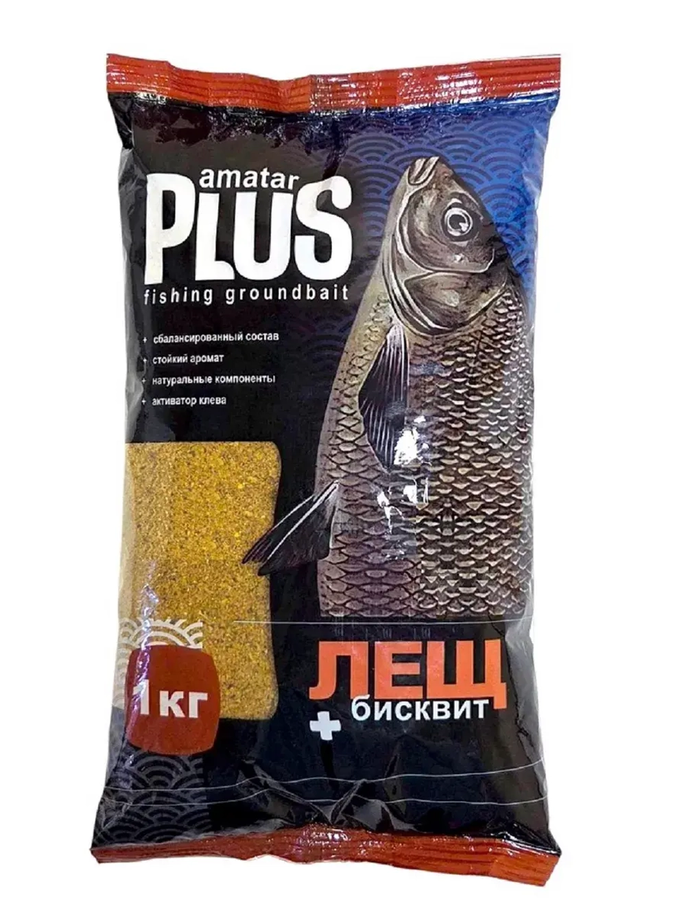 Прикормка Amatar Plus Лещ Бисквит 1кг