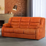 Ridberg диван-кровать прямой замша рыжий