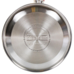 Чайник нерж, 3 л, свист, мат, ручк с силик покр, Daniks, красн, MSY-013R