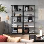 Комбинация стеллажей - IKEA JÄTTESTA/JATTESTA, 160х40х194 см, черный, ЙЕТТЕСТА ИКЕА