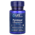 Life Extension, пиридоксаль 5'-фосфат в капсулах, 100 мг, 60 вегетарианских капсул