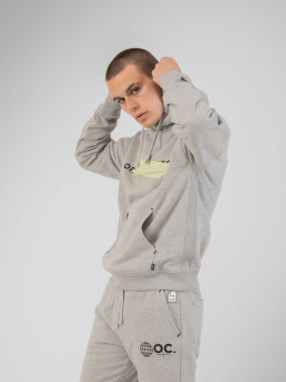 Худи мужское ORIGINAL CREATOR ERROR_404 HOODIE, Серый